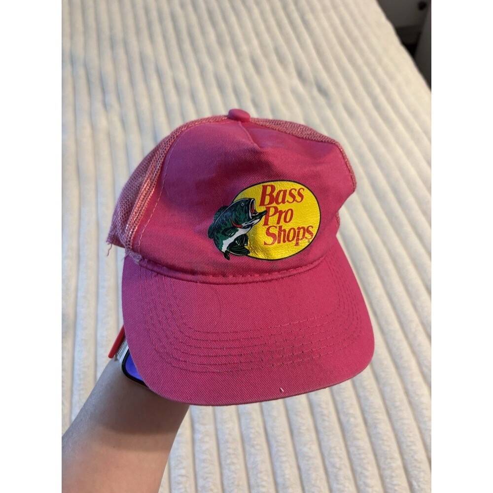 Bass Pro Shops Pink Girl Kids/Youth SnapBack Adjustable Cap Hat One Size